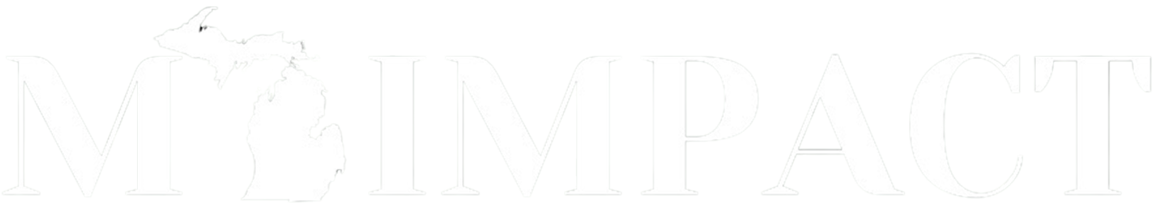 MI-IMPACT Foundation logo in white